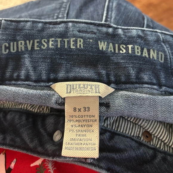 Duluth Trading Co Women Sz 8 Curve-setter Waistband double flex chapped jeans - Picture 4 of 10